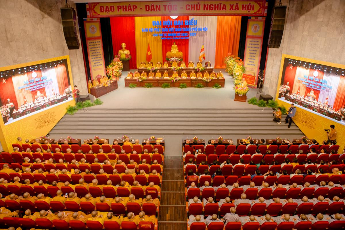 Toàn cảnh Đại hội đại biểu GHPGVN TP. Hà Nội. Ảnh: QUANG THÁI Toàn cảnh Đại hội đại biểu GHPGVN TP. Hà Nội. Ảnh: QUANG THÁI