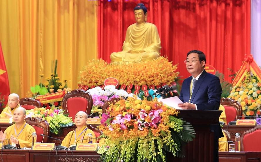 Ông Lê Hồng Sơn, Phó Chủ tịch UBND TP. Hà Nội phát biểu tại đại hội. Ảnh: QUANG THÁI Ông Lê Hồng Sơn, Phó Chủ tịch UBND TP. Hà Nội phát biểu tại đại hội. Ảnh: QUANG THÁI