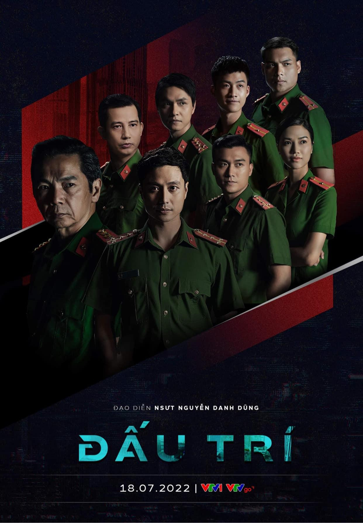 Dàn diễn viên vào vai công an kinh tế trong "Đấu trí". Dàn diễn viên vào vai công an kinh tế trong "Đấu trí".