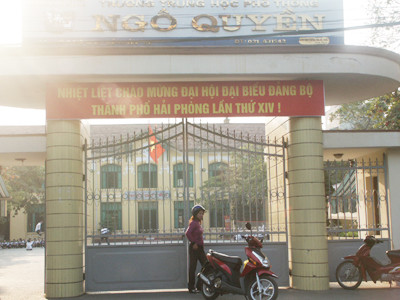 Trường THPT Ngô Quyền là nơi có nhiều HS được đặc cách. Trường THPT Ngô Quyền là nơi có nhiều HS được đặc cách