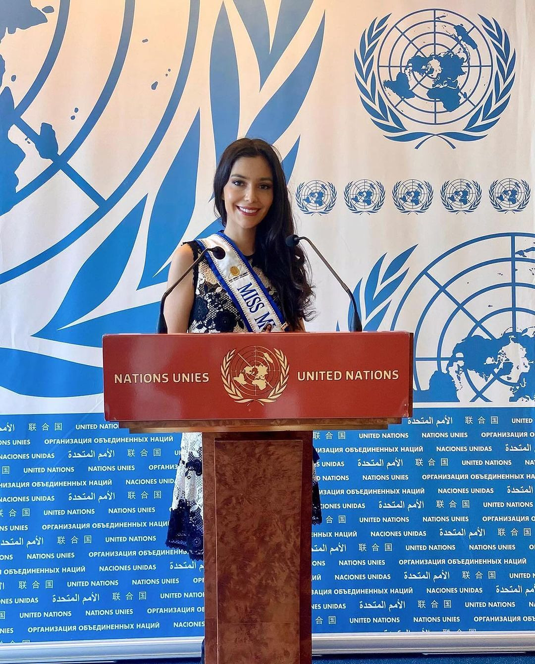 Camila từng đến thăm trụ sở Liên Hợp Quốc ở Geneva - Thụy Sĩ và tham dự hội thảo về nhân quyền. Ngoài Thụy Sĩ, Camila còn đến thăm trụ sở Liên Hợp Quốc ở New York, Mỹ để thảo luận về giáo dục và quyền lợi của trẻ em.