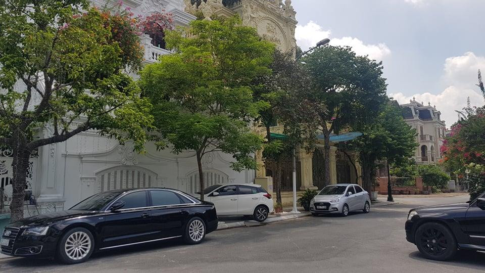 Dãy biệt thự &quot;khủng&quot; thay đổi hoàn toàn thiết kế trong khu đô thị Việt Hưng.