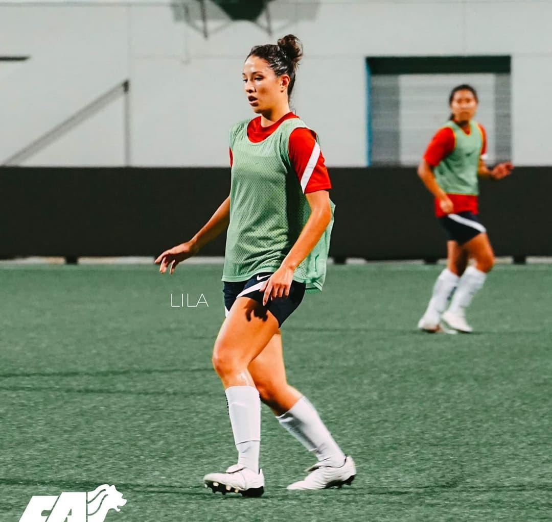 Mới đây, người đẹp được triệu tập lên tuyển nữ Singapore để tham dự vòng loại Asian Cup 2022.