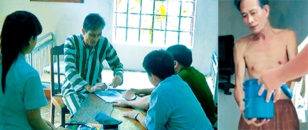 Phạm nhân Nguyễn Văn Hải tại trai giam