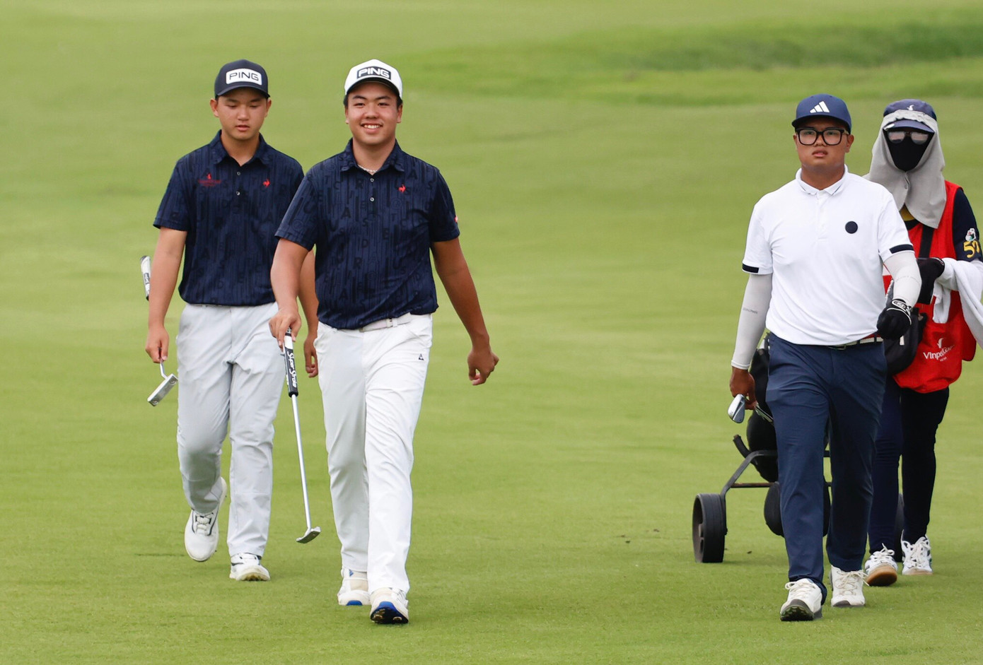 Anh Minh, Đặng Minh, Nhất Long tạo nên cuộc đua &quot;tam mã&quot; hấp dẫn. Ảnh: Như Ý