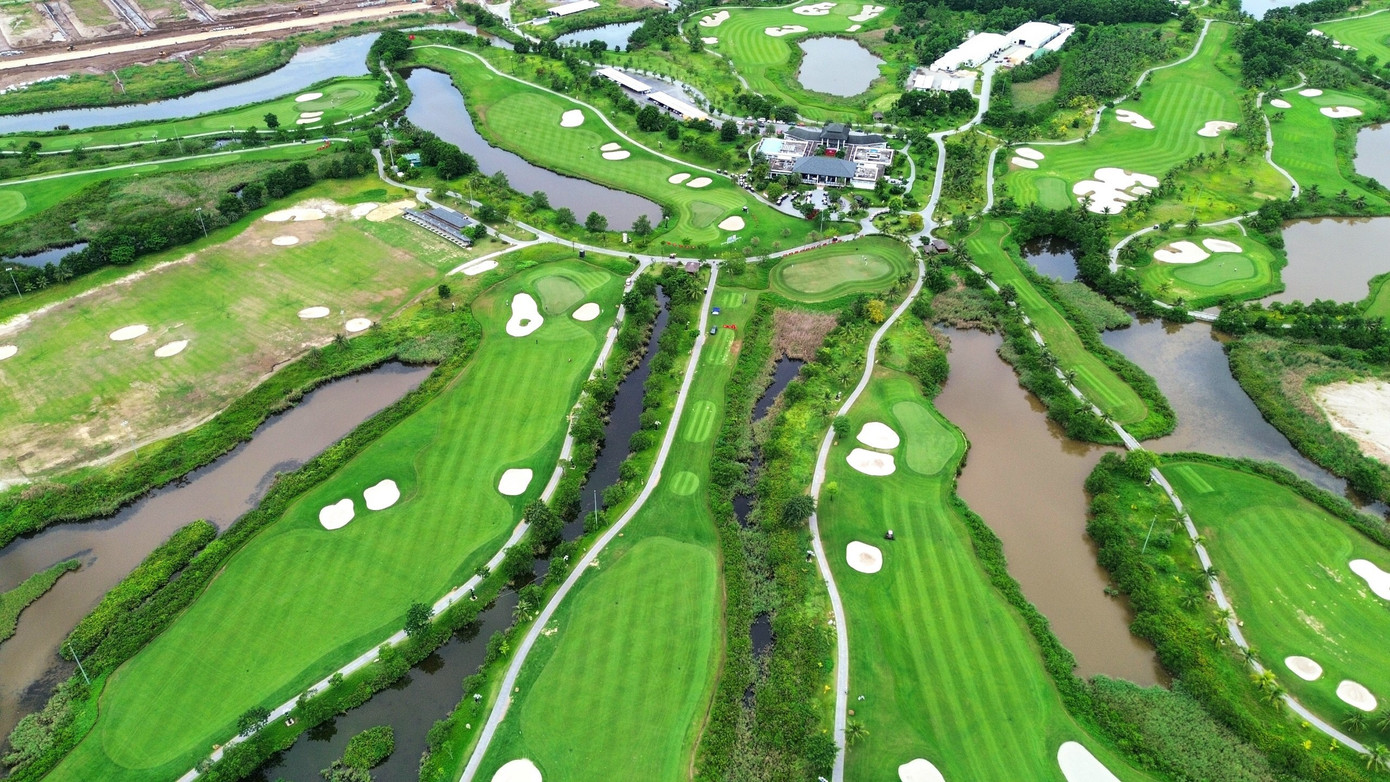 Vinpearl Golf Hải Phòng được cho là sân có mặt green tốt nhất miền Bắc hiện nay.