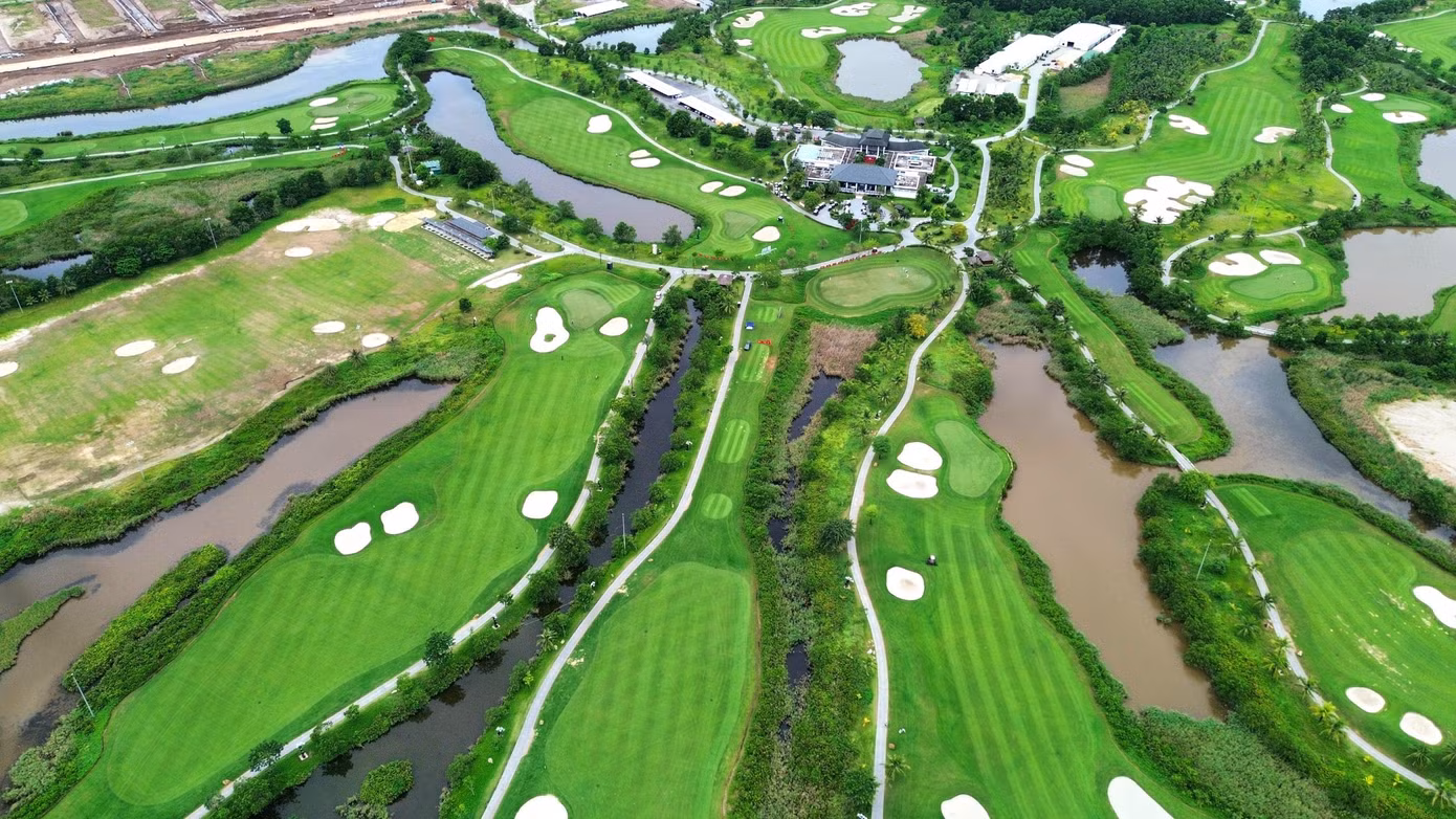 Vinpearl Golf Hải Phòng được cho là sân có mặt green tốt nhất miền Bắc hiện nay.