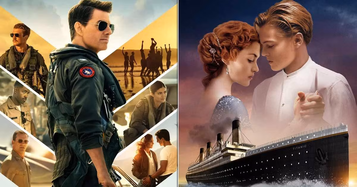 "Titanic" chính thức bị nhấn chìm bởi "Top Gun: Maverick" sau 25 năm nắm giữ ngôi vua. (Nguồn: Internet)