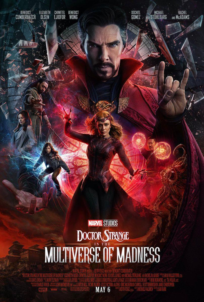 Poster chính thức của "Doctor Strange in the Multiverse of Madness". Poster chính thức của "Doctor Strange in the Multiverse of Madness".