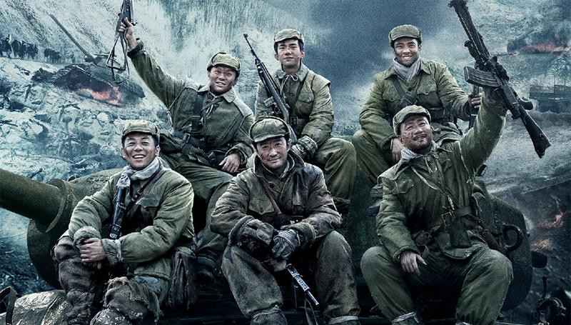 Doanh thu của "bom tấn" chiến tranh Hoa ngữ "The Battle at Lake Changjin" đã suýt soát con số 1 tỷ đô. - Nguồn: Moviebreak Doanh thu của "bom tấn" chiến tranh Hoa ngữ "The Battle at Lake Changjin" đã suýt soát con số 1 tỷ đô. - Nguồn: Moviebreak