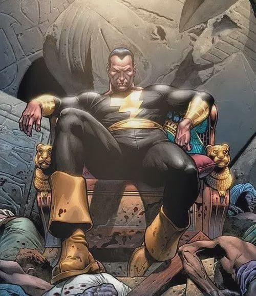 Tạo hình của Black Adam trong truyện tranh DC. Tạo hình của Black Adam trong truyện tranh DC.