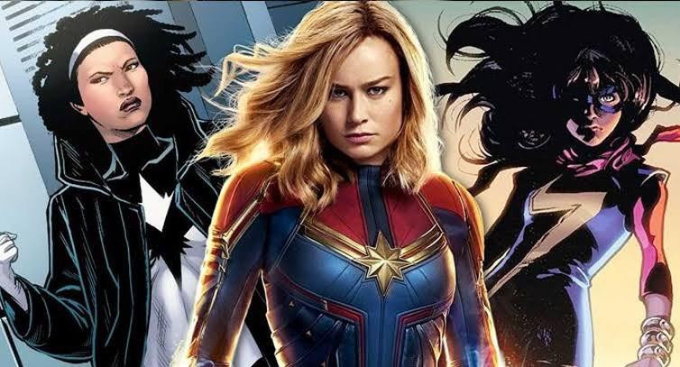 Sẽ có đến 3 "Captain Marvel" trong "The Marvels". - Nguồn: Twitter Sẽ có đến 3 "Captain Marvel" trong "The Marvels". - Nguồn: Twitter