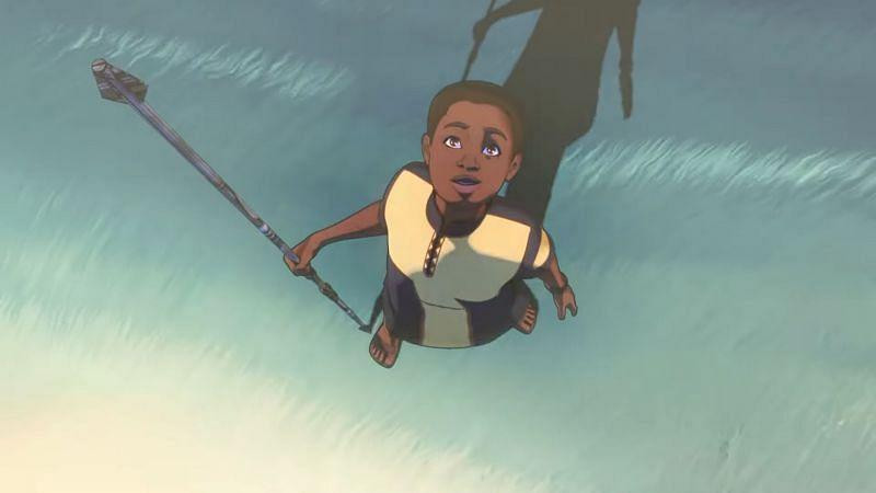 T'Challa bị Yondu và đồng bọn bắt cóc vào năm 1988 tại Wakanda thay vì Peter Quill. - Nguồn: Jnews T'Challa bị Yondu và đồng bọn bắt cóc vào năm 1988 tại Wakanda thay vì Peter Quill. - Nguồn: Jnews