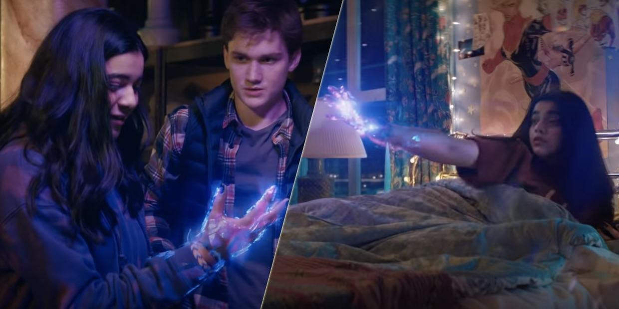 Kamala có khả năng tạo các khối năng lượng tinh thể theo ý muốn. - Nguồn: ComicBook.com