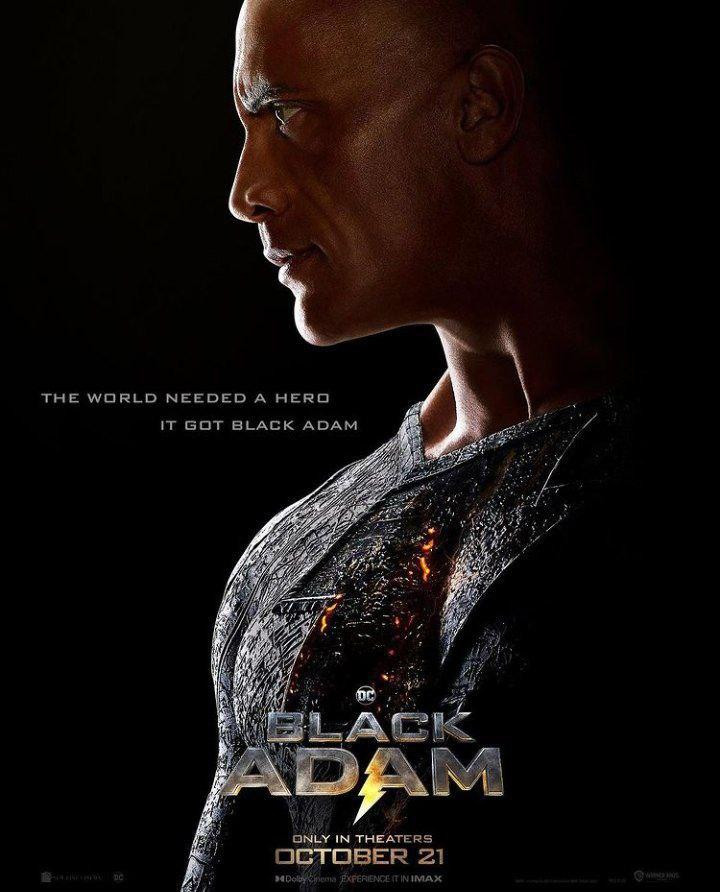 Poster chính thức của "Black Adam". Poster chính thức của "Black Adam".