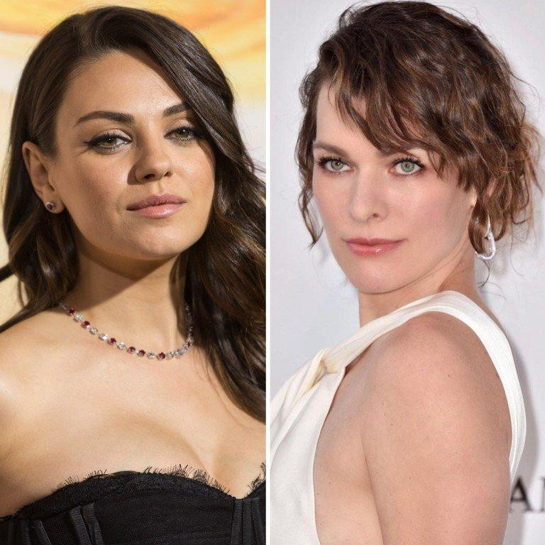 ...và những ngôi sao gốc Ukraine như Mila Kunis và Milla Jovovich đều một lòng hướng về quê hương. - Nguồn: scmp.com