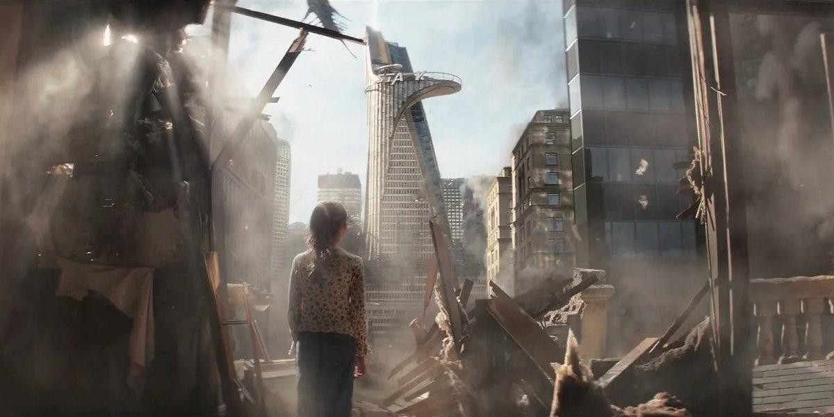 Kate Bishop từng có mặt tại trận chiến ở New York năm 2012. - Nguồn: Tweet Per Second Kate Bishop từng có mặt tại trận chiến ở New York năm 2012. - Nguồn: Tweet Per Second