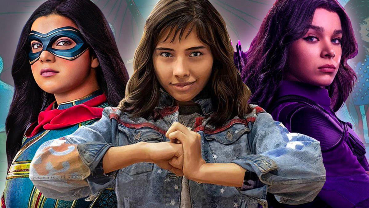 Kate Bishop, America Chavez và Ms. Marvel là 3 thành viên Young Avengers đầu tiên góp vai trò quan trọng trong Giai đoạn 4 MCU. Kate Bishop, America Chavez và Ms. Marvel là 3 thành viên Young Avengers đầu tiên góp vai trò quan trọng trong Giai đoạn 4 MCU.