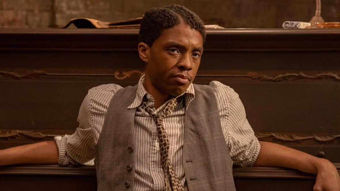 Nghệ sĩ kèn trumpet Levee Green - vai diễn cuối cùng của Chadwick Boseman. Nguồn: Twitter