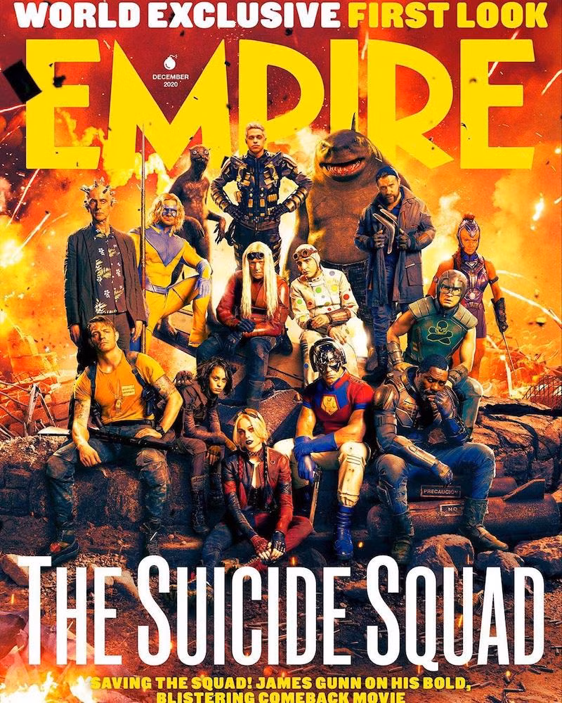 Ảnh quảng bá của "The Suicide Squad" trên bìa tạp chí Empire số mới nhất. - Nguồn: ameplo.jp