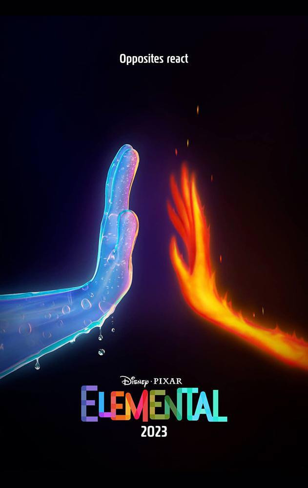 Poster thể hiện rõ sự xung khắc nước lửa của Elemetal. Poster thể hiện rõ sự xung khắc nước lửa của Elemetal.