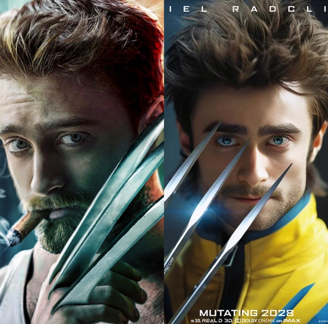 Daniel Radcliffe được dự đoán sẽ vào vai một biến thể của Wolverine. Daniel Radcliffe được dự đoán sẽ vào vai một biến thể của Wolverine.