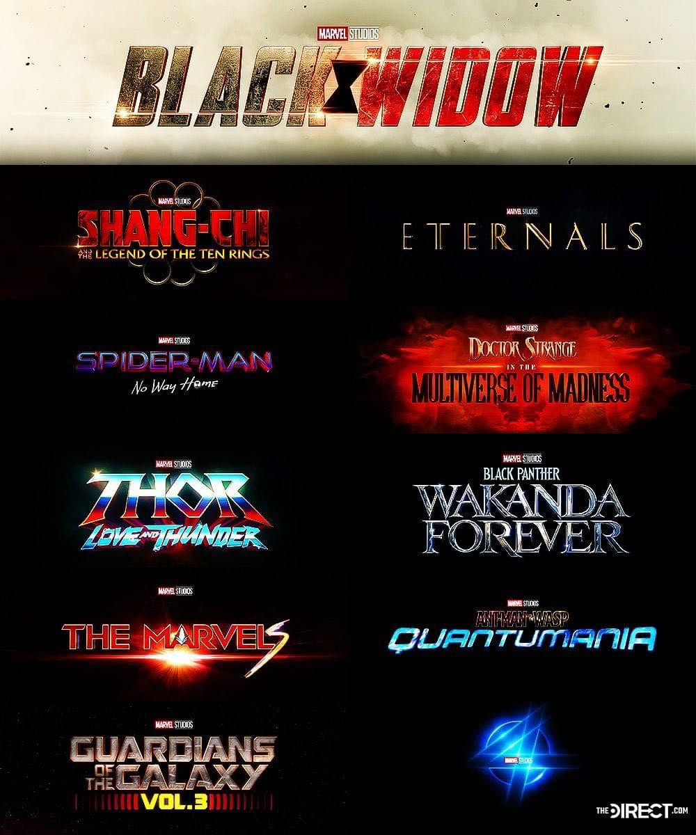 Bộ sưu tập đồ sộ của Giai đoạn 4 MCU. - Nguồn: Facebook Bộ sưu tập đồ sộ của Giai đoạn 4 MCU. - Nguồn: Facebook