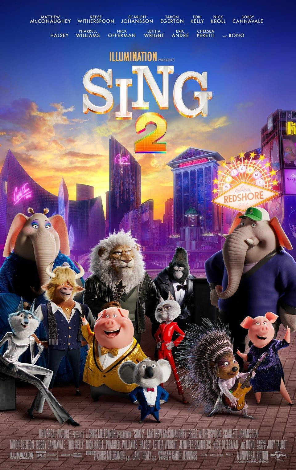 Hãy sẵn sàng đến rạp để mở đầu một năm mới vui vẻ với "Sing 2" nào! Hãy sẵn sàng đến rạp để mở đầu một năm mới vui vẻ với "Sing 2" nào!