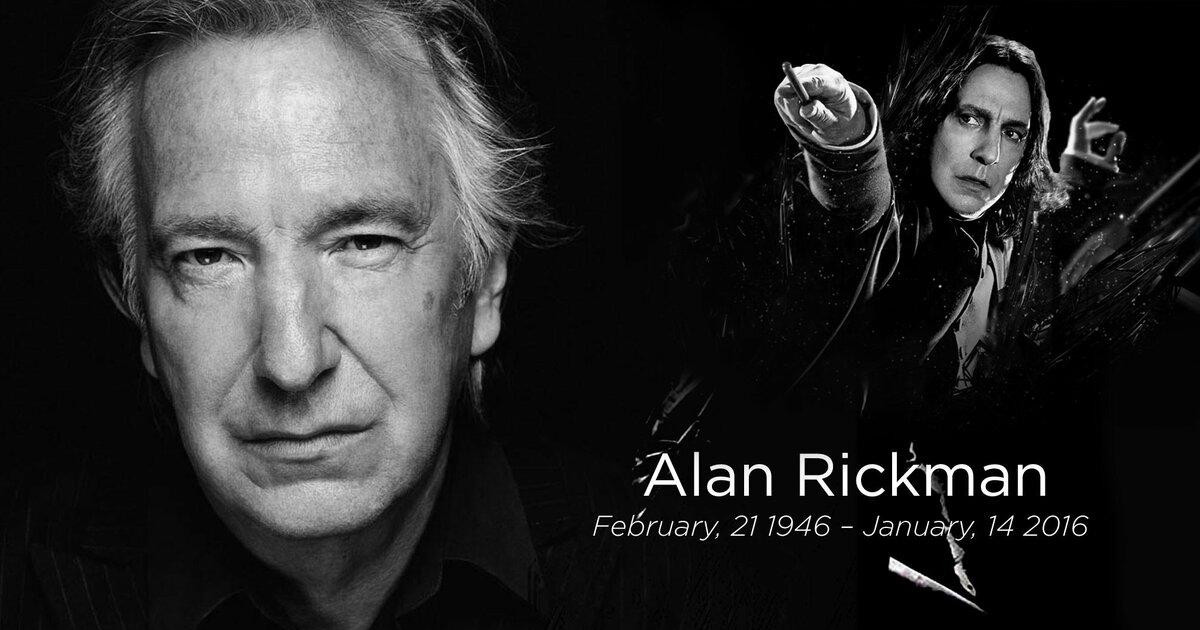 "Giáo sư Snape" Alan Rickman đã ra đi gần tròn 4 năm. (Nguồn: Zen.yandex)