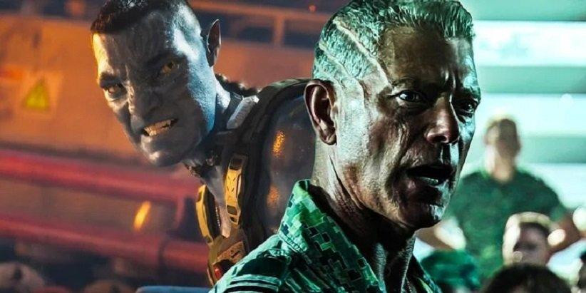 Quaritch đã chuyển dạng sang Avatar để trả thù Jake Sully.