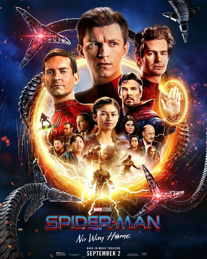 Poster "Spider-Man: No Way Home" phiên bản mới. - Nguồn: Internet Poster "Spider-Man: No Way Home" phiên bản mới. - Nguồn: Internet