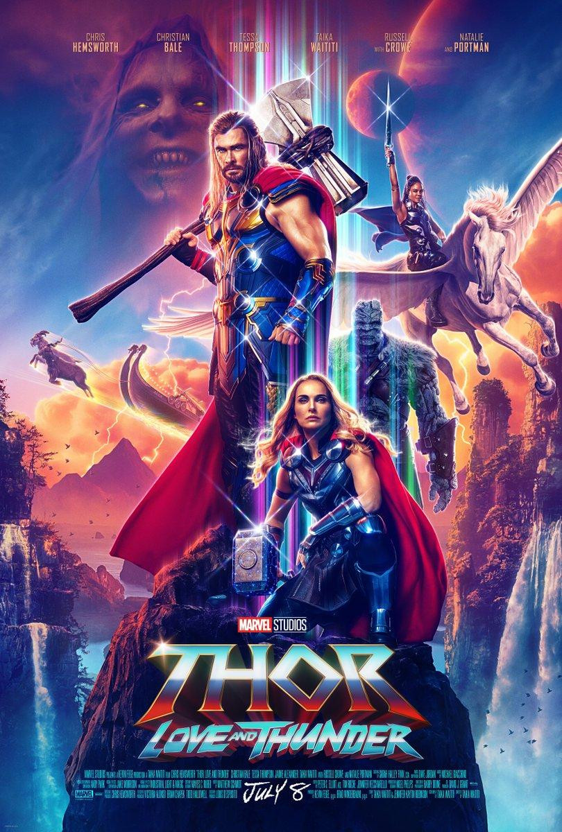 Poster chính thức đầy màu sắc của "Thor: Love and Thunder". Poster chính thức đầy màu sắc của "Thor: Love and Thunder".
