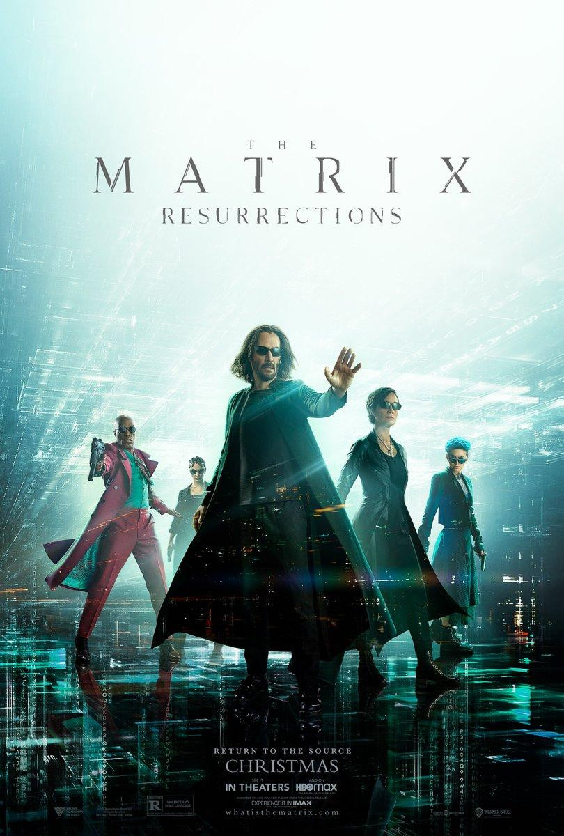 Poster chính thức của "The Matrix Resurrections". - Nguồn: Twitter Poster chính thức của "The Matrix Resurrections". - Nguồn: Twitter