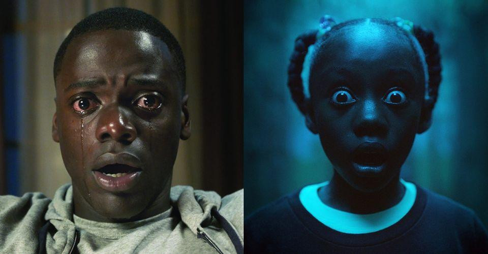 Cả "Get Out" và "Us" đều phá khỏi khuôn mẫu của một bộ phim kinh dị đơn thuần. - Nguồn: Screen Rant Cả "Get Out" và "Us" đều phá khỏi khuôn mẫu của một bộ phim kinh dị đơn thuần. - Nguồn: Screen Rant