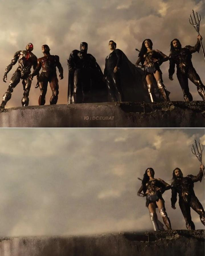 Thật buồn khi phải thấy chỉ còn Wonder Woman và Aquaman trụ lại trong đội Justice League.