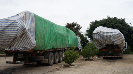 Bắt đoàn xe chở gỗ vượt hơn 300% tải trọng ảnh 2