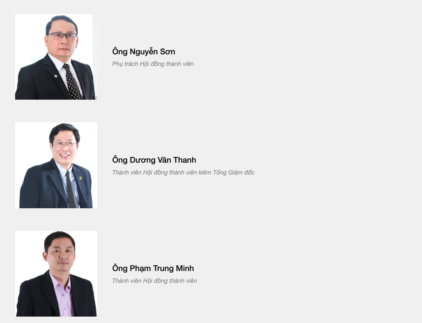 Trước khi 2 lãnh đạo VSD từ chức, hội đồng thành viên VSD có 3 người.