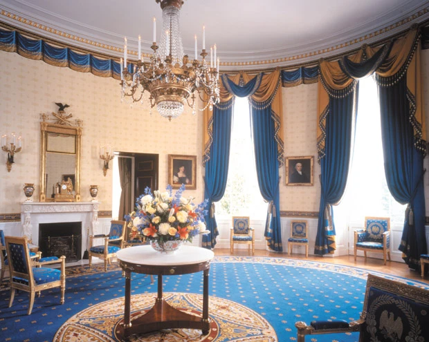 Nhà Xanh (Blue House)thuộc Nhà Trắng là nơi diễn ra lễ nhậm chức riêng của ông Obama trong ngày hôm nay (20 1)