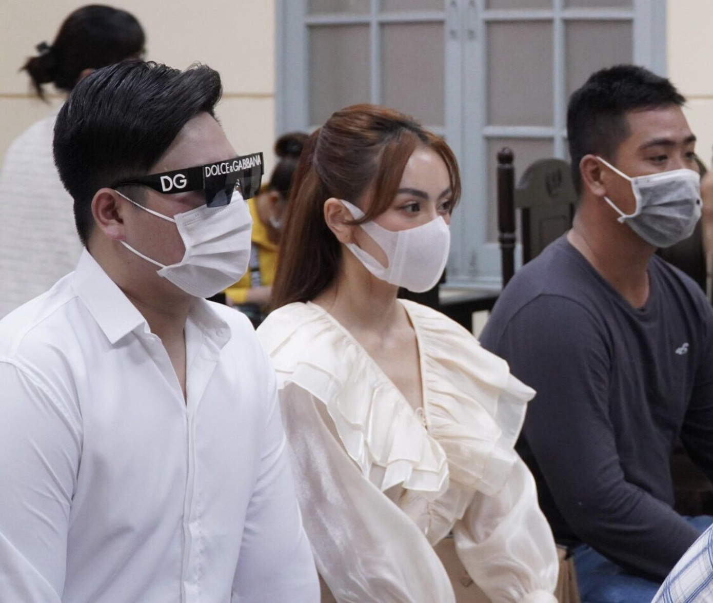 Trang Nemo (giữa) tại phiên tòa chiều nay 22/11.