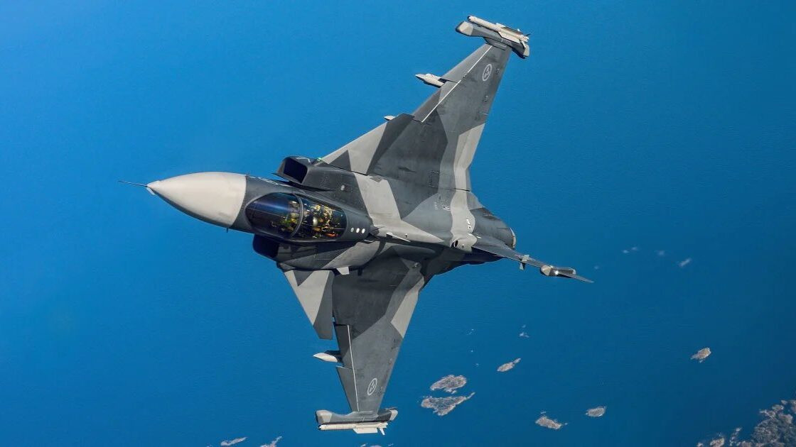 Máy bay chiến đấu Saab Gripen E/F do Thụy Điển sản xuất. Ảnh: Saab.