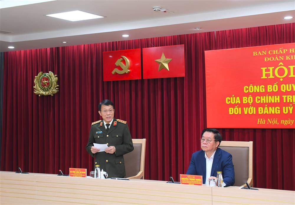 Bộ trưởng Lương Tam Quang phát biểu tại Hội nghị.