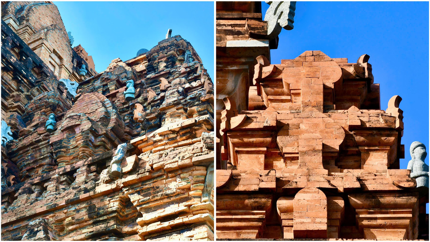 Các nhà khoa học cho rằng người Chăm xưa nung gạch rồi mới đem xây dựng các đền tháp, sau đó mới chạm trổ hoa văn trên tường.