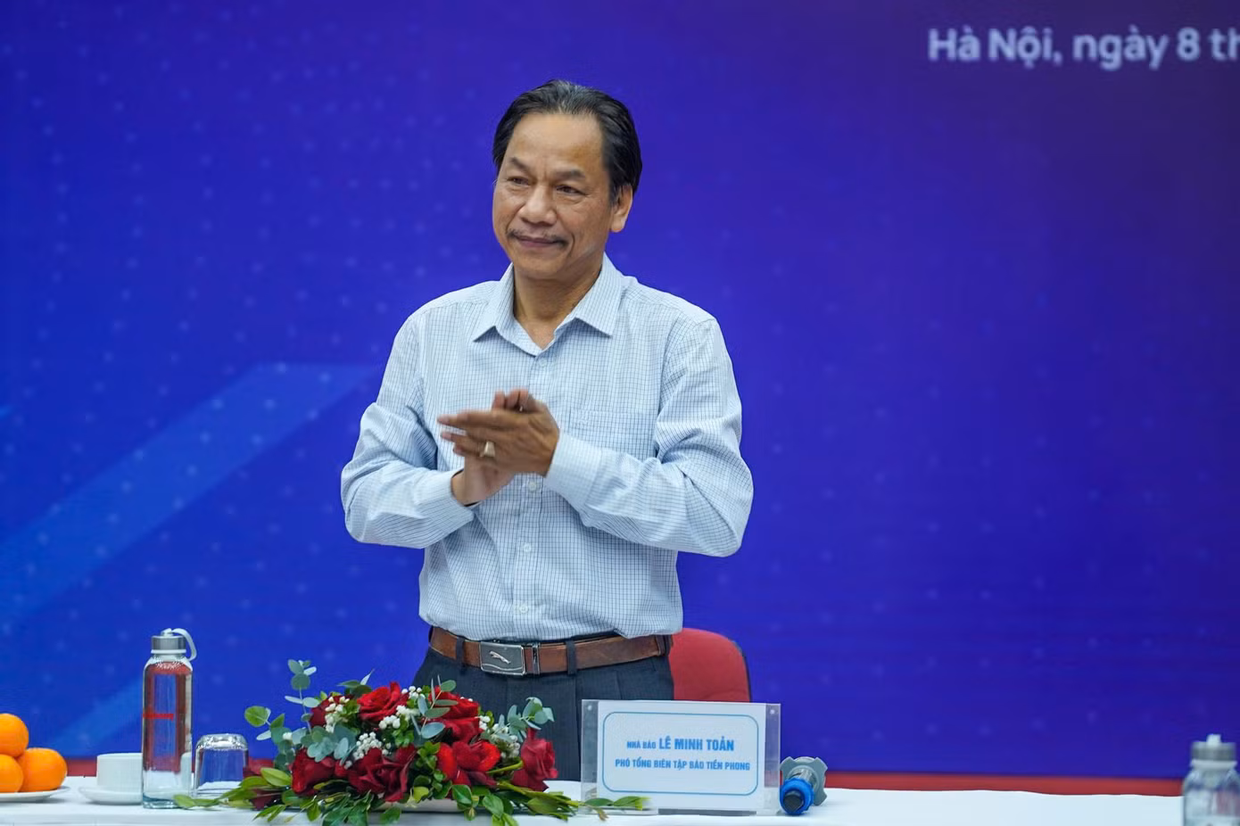 Nhà báo Lê Minh Toản - Phó Tổng biên tập Báo Tiền Phong Nhà báo Lê Minh Toản - Phó Tổng biên tập Báo Tiền Phong