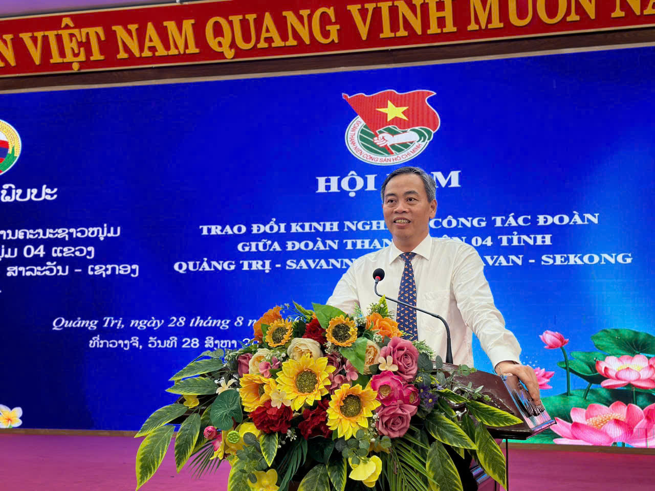 Phó Bí thư Thường trực Tỉnh ủy, Chủ tịch HĐND tỉnh Quảng Trị Nguyễn Đăng Quang phát biểu chỉ đạo tại chương trình Hội đàm.