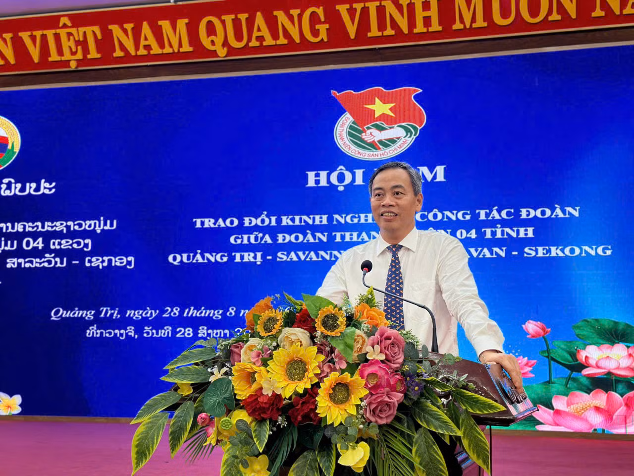 Phó Bí thư Thường trực Tỉnh ủy, Chủ tịch HĐND tỉnh Quảng Trị Nguyễn Đăng Quang phát biểu chỉ đạo tại chương trình Hội đàm.