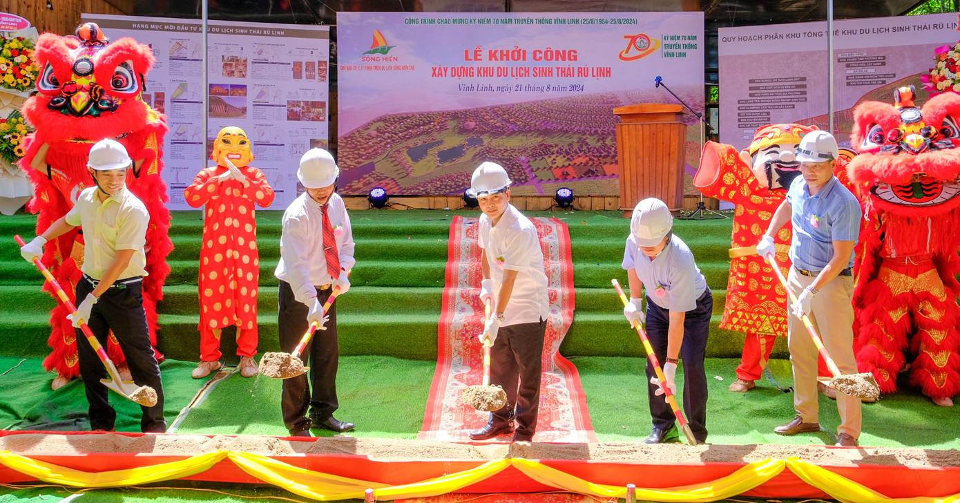 Lễ khởi công Dự án khu du lịch sinh thái Rú Lịnh.