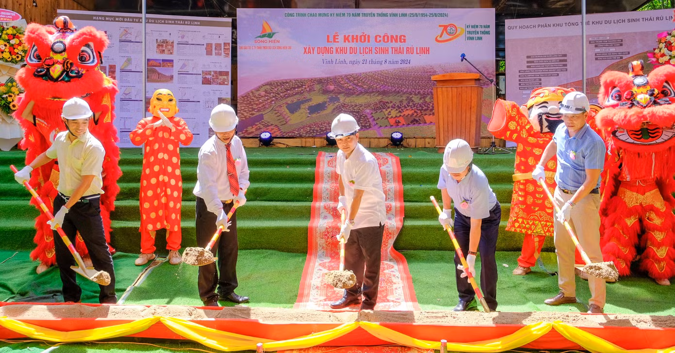 Lễ khởi công Dự án khu du lịch sinh thái Rú Lịnh.
