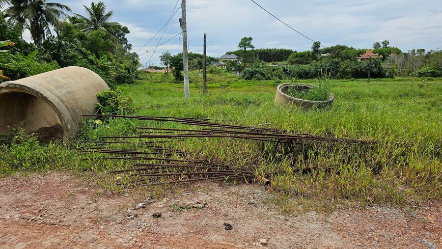 Hiện trạng thi công đường Hùng Vương nối dài ở tỉnh Quảng Trị. Ảnh: Đ.Đức