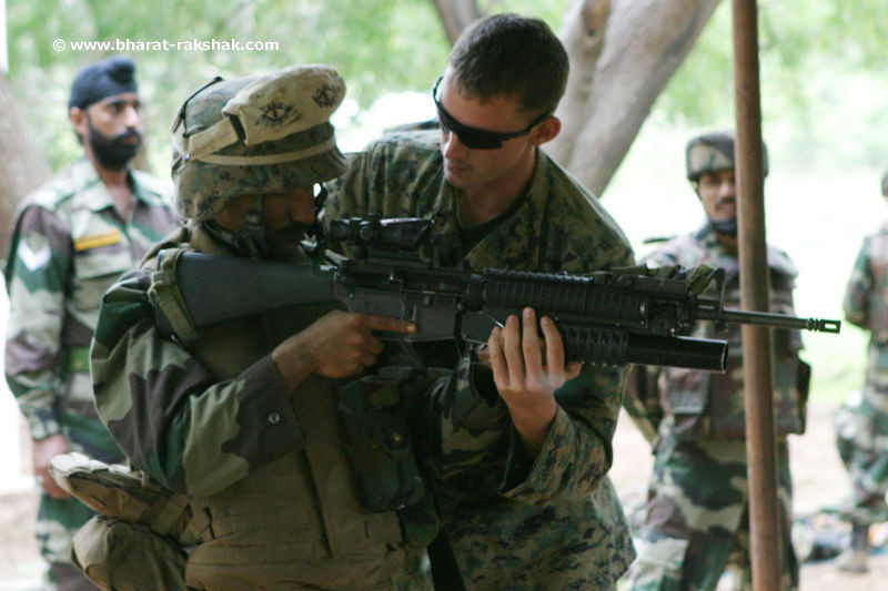 Quân đội Ấn Độ gần đây thường xuyên tập trận cùng quân Mỹ