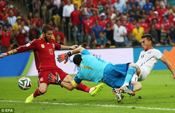 Tây Ban Nha-Chile (0-2): Chia tay nhà vô địch ảnh 9